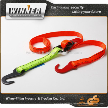 100% polyester tie down strap;cargo lashing belt